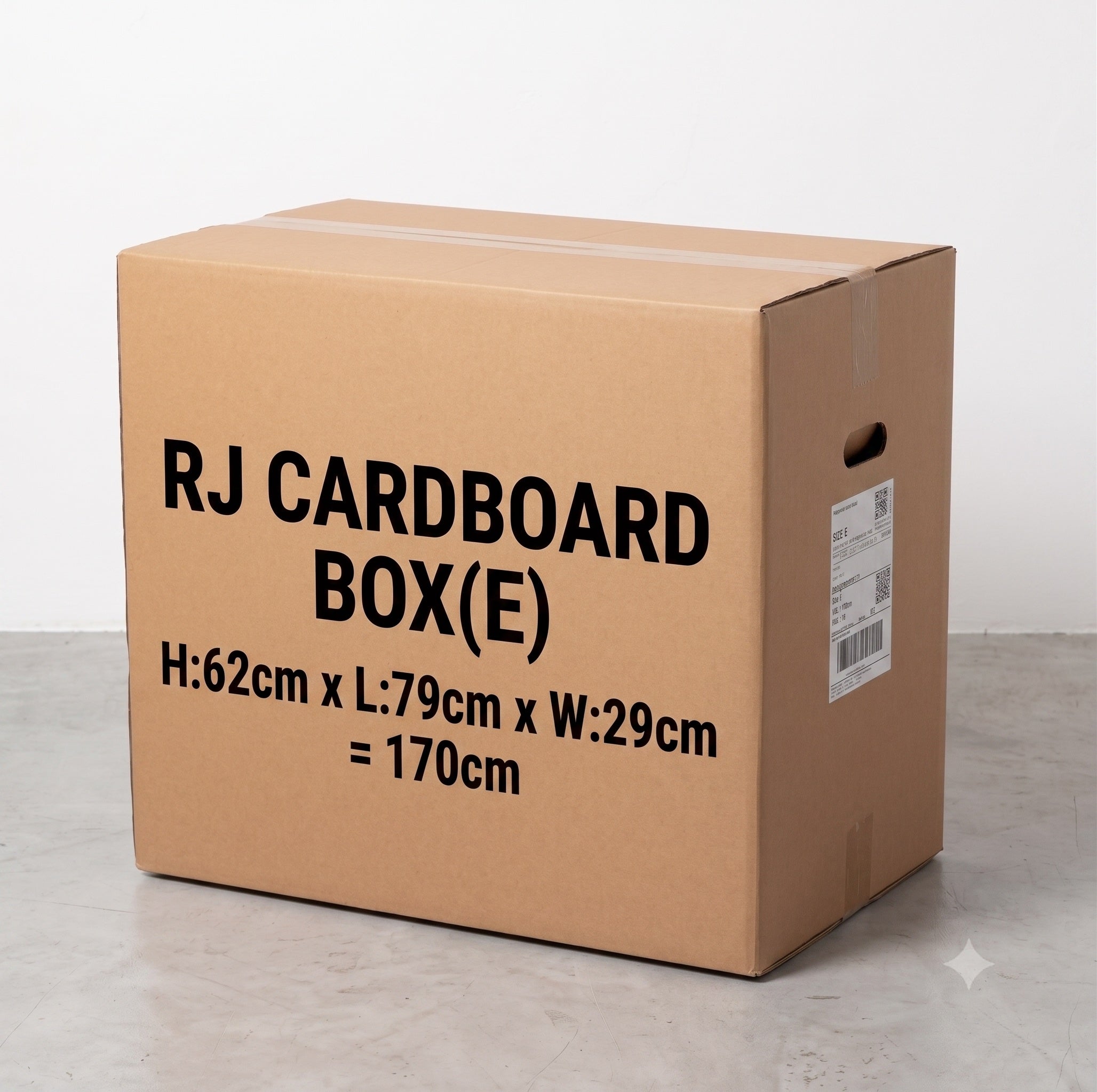 ⑤RJ cardboard Box(E) International shipping (outside Japan)