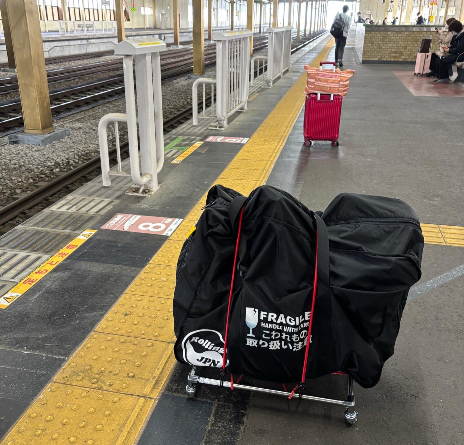⑦Foldable trolley career International shipping (outside Japan)