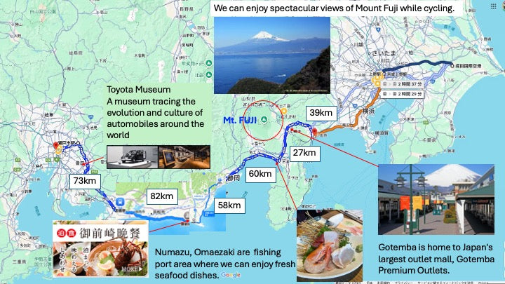 Odawara-Nagoya Pacific Coast Cycling Tour 20% deposit